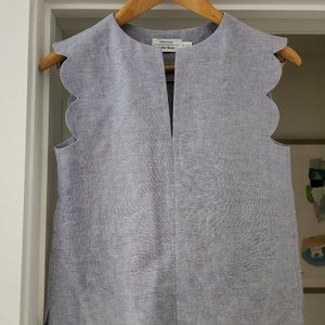 & Other Stories linen cotton tank top size 2